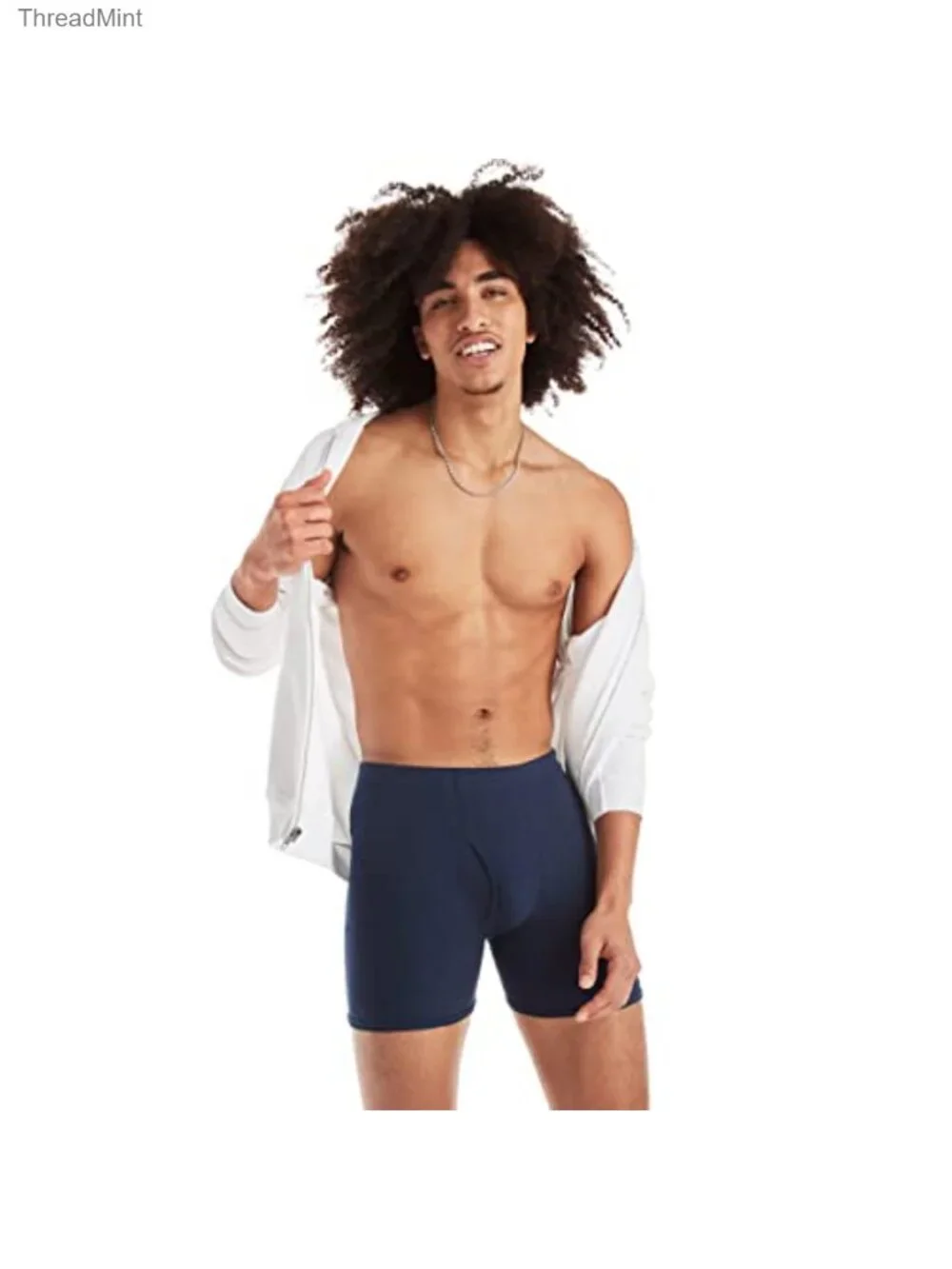 Hanes mens Tagless Comfortsoft Boxer Briefs 2-Pack Waistband